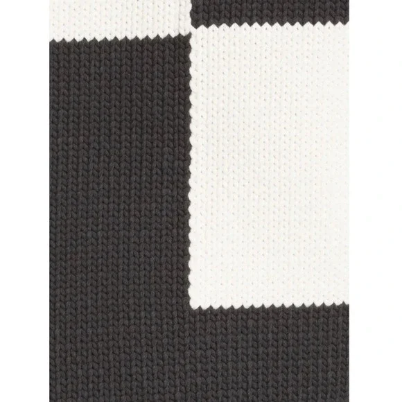 OFF-WHITE C/O VIRGIL ABLOH Cotton CheckeredCrewneck Size XL Men's - Picture 6 of 12